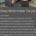 Drea Wrist Ankle Tie 1