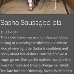 Sasha Sausaged 1