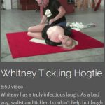Whitney Tickling Hogtie